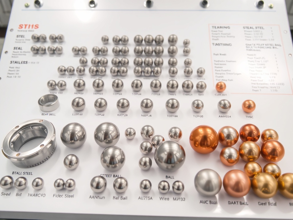 Professional steel ball product lineup